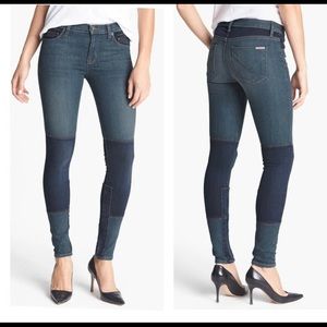 Hudson Newton Patchwork Skinny Jeans sz 26